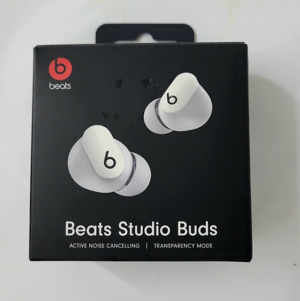 Beats Studio Buds True Wireless Noise Cancelling In Ear Earbuds White Open Box